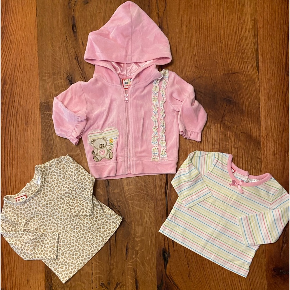 Baby Togs Set of Three 3/6 Months Adorable Baby Girl Clothes